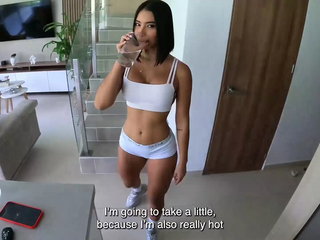 Colombian Teen Model gets Fucked by Stranger while Husband is at Work