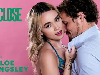 Petite Newcomer Khloe Kingsley Enjoys Intense Pussy Eating before getting Har...